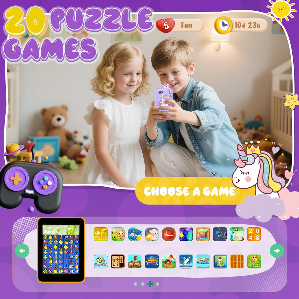 SnowCinda includes 8GB SD card for instant games and music