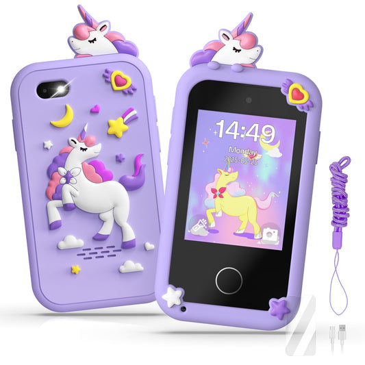 SnowCinda unicorn themed kid smart phone toy inspires imaginative play
