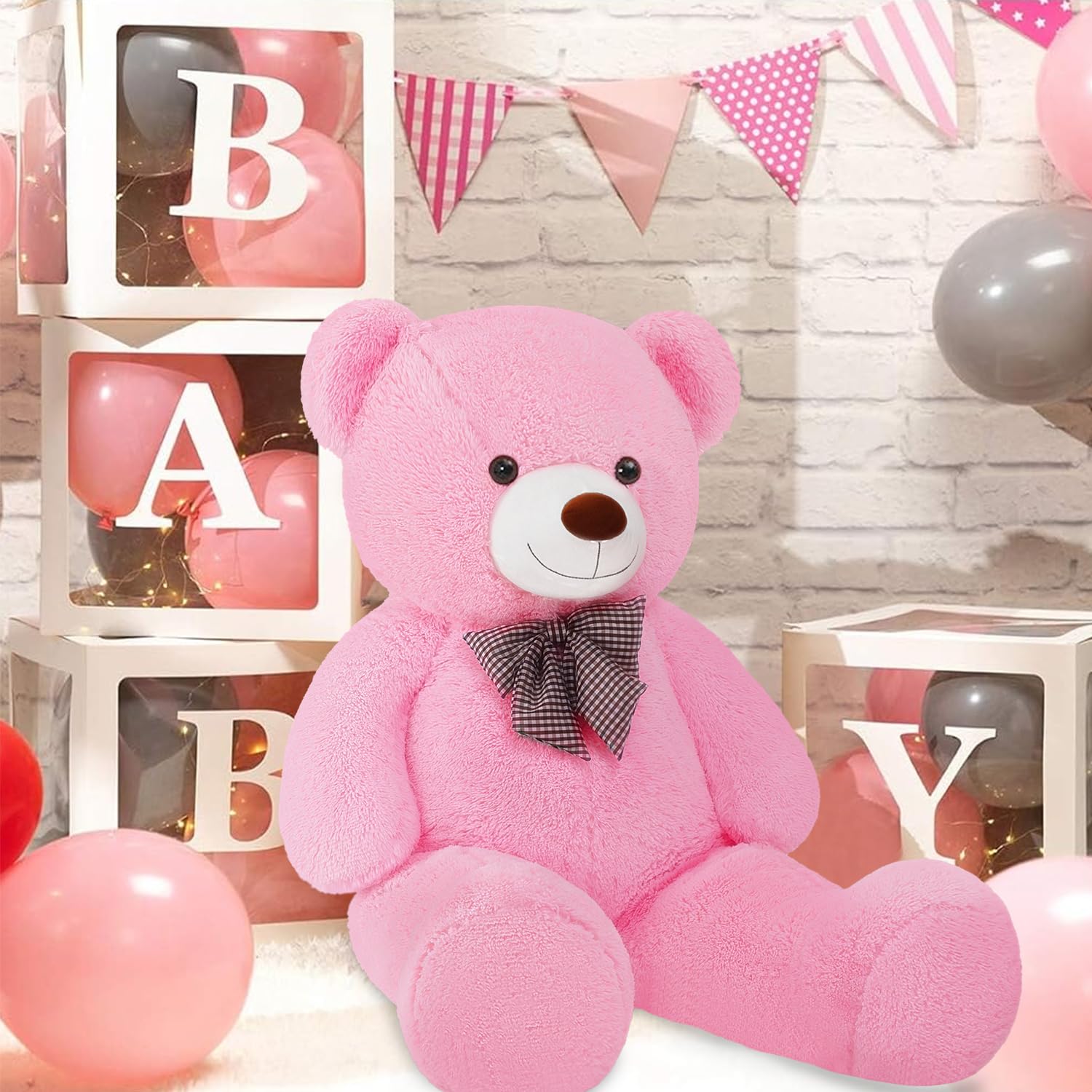 SNOWOLF bear used as decor in a nursery or bedroom