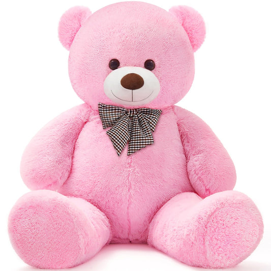 SNOWOLF teddy plush close-up emphasizes fluffy texture and safe materials