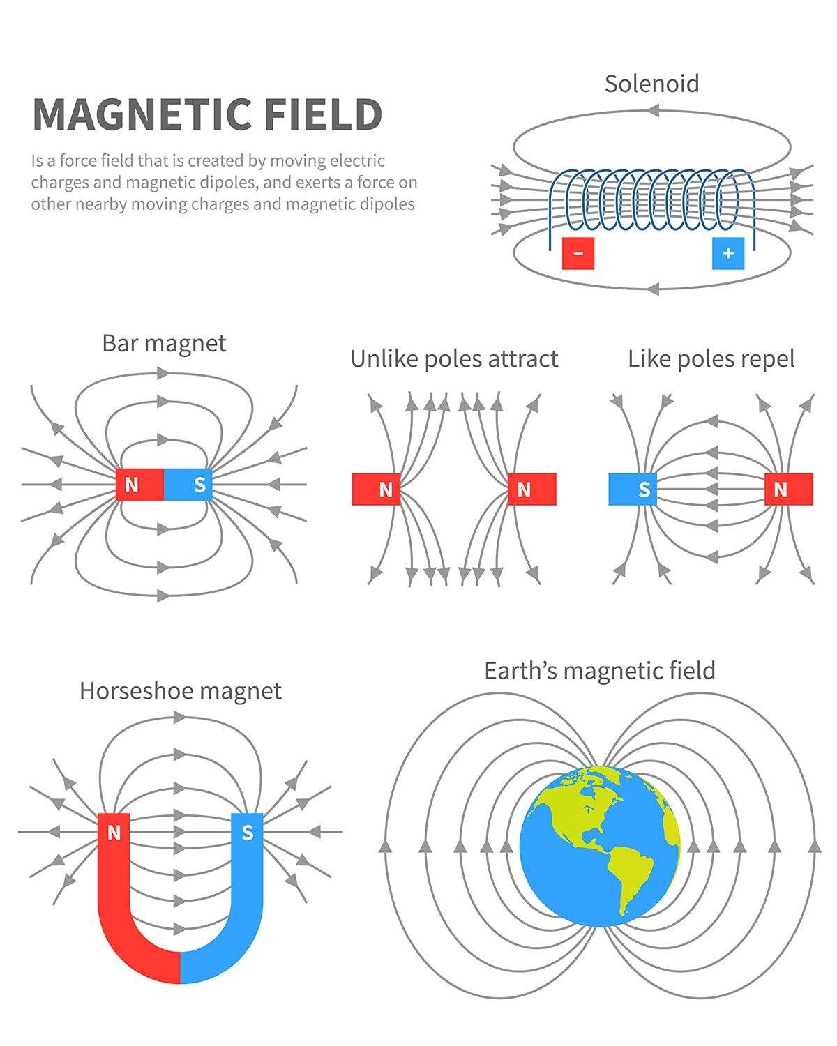 Sntieecr Labs Junior magnetism set ring ceramic magnet reveals attraction patterns.
