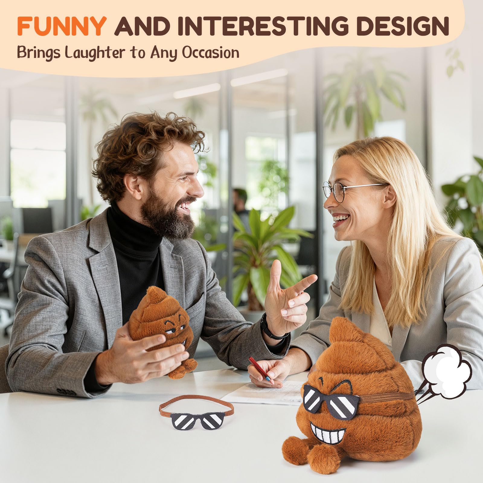 Built-in battery in SnugBibble toy powers instant fart sounds right out of the box.