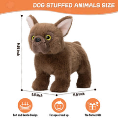 SnugBibble farting dog plush with detailed stitching ensures durable, long-lasting laughs.