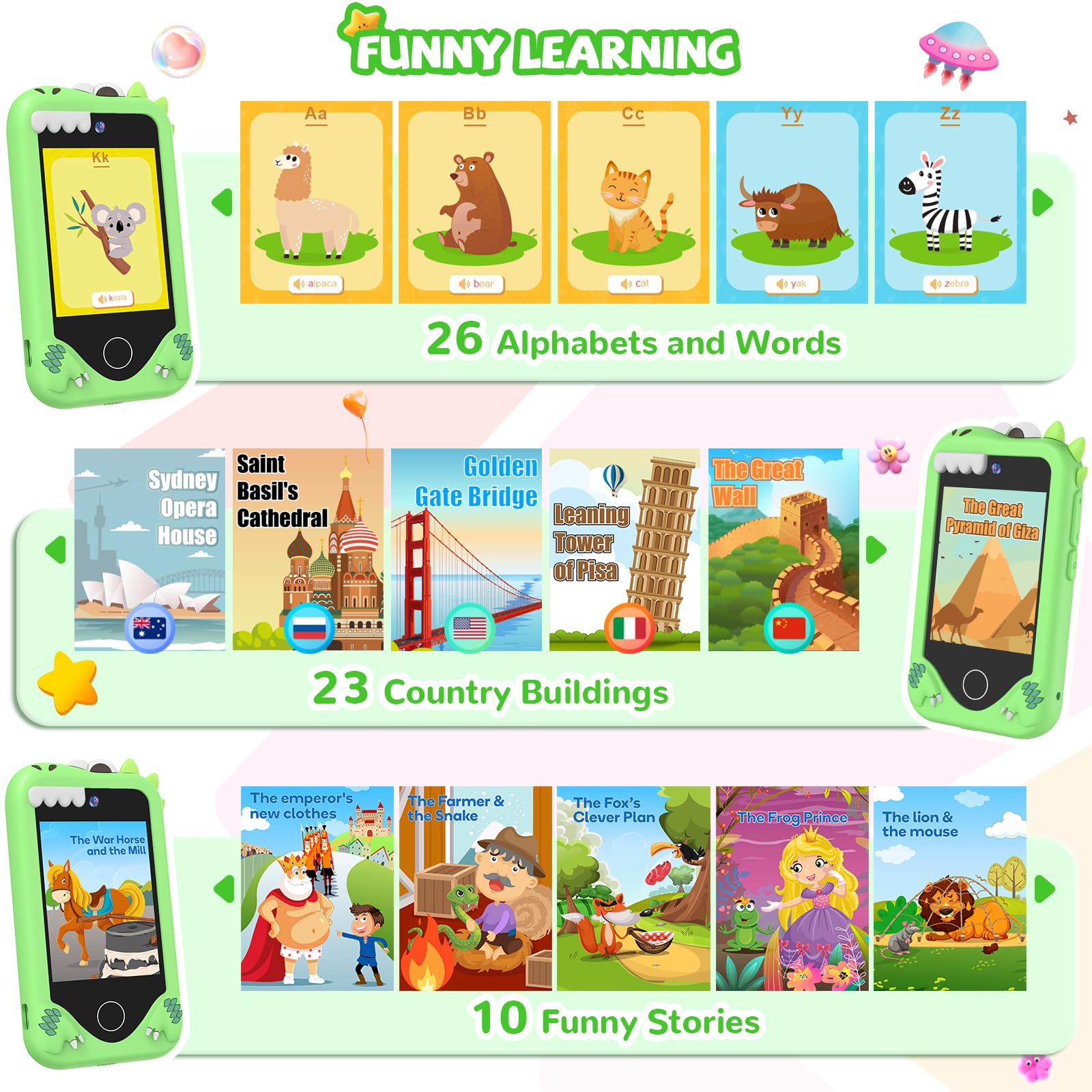 SNWIDA 32GB card expands music and video storage for kids.