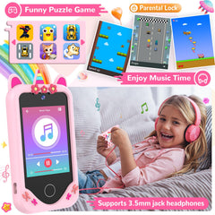 SNWIDA silicone case on Kids Smart Phone for anti-drop protection.