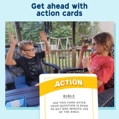 SO YOU THINK YOU KNOW THE BIBLE categories on display, enriching game variety for large groups.