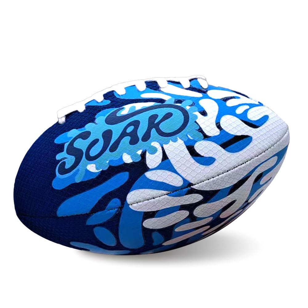 SOAK 9-Inch Water Football in pool scene for easy, safe pool play