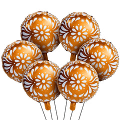 Soaoo Cielito Lindo 18-inch balloon in brown and white creates a vivid focal point.