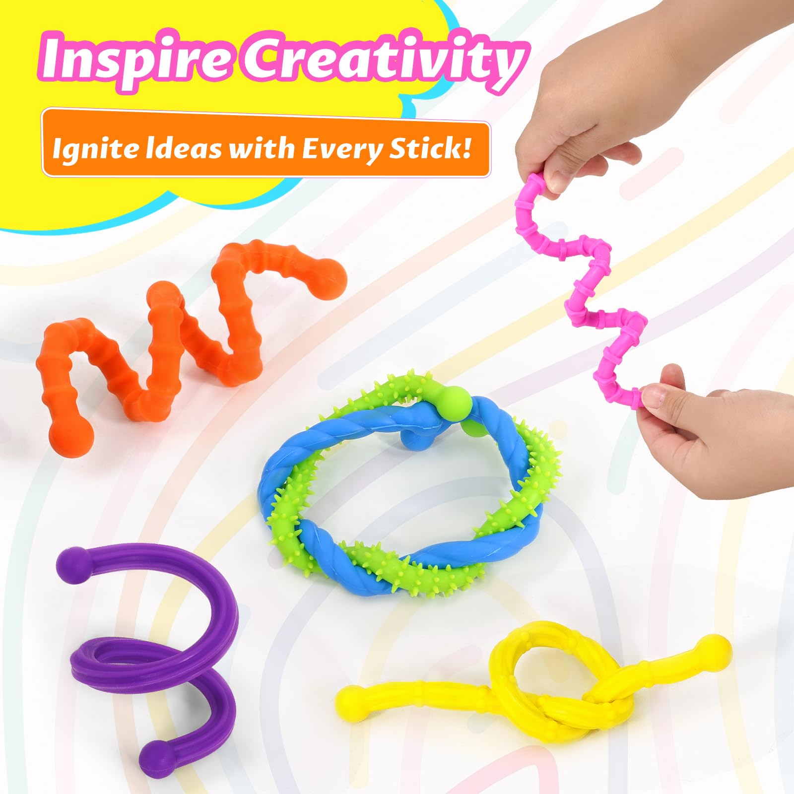 Soarly travel-friendly fidget toy stick aids distraction-free car rides.