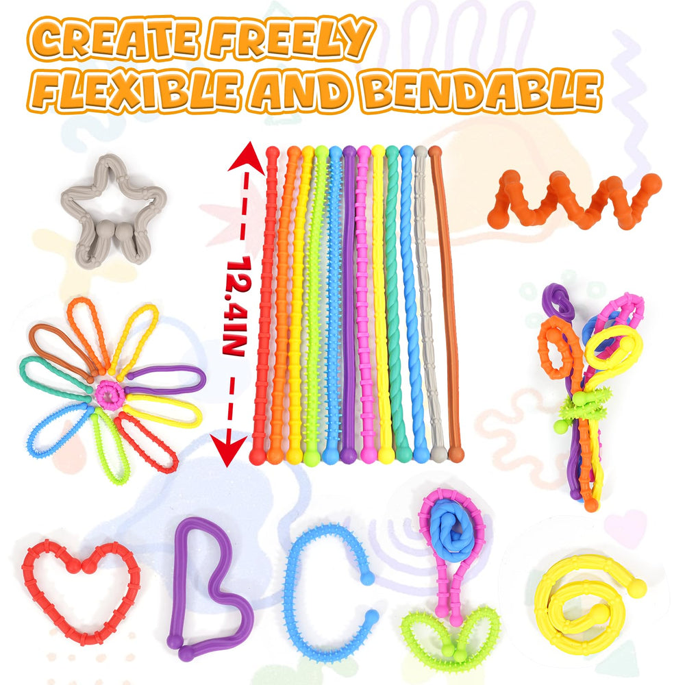 Soarly colorful sensory stick promotes quiet, creative play and concentration.