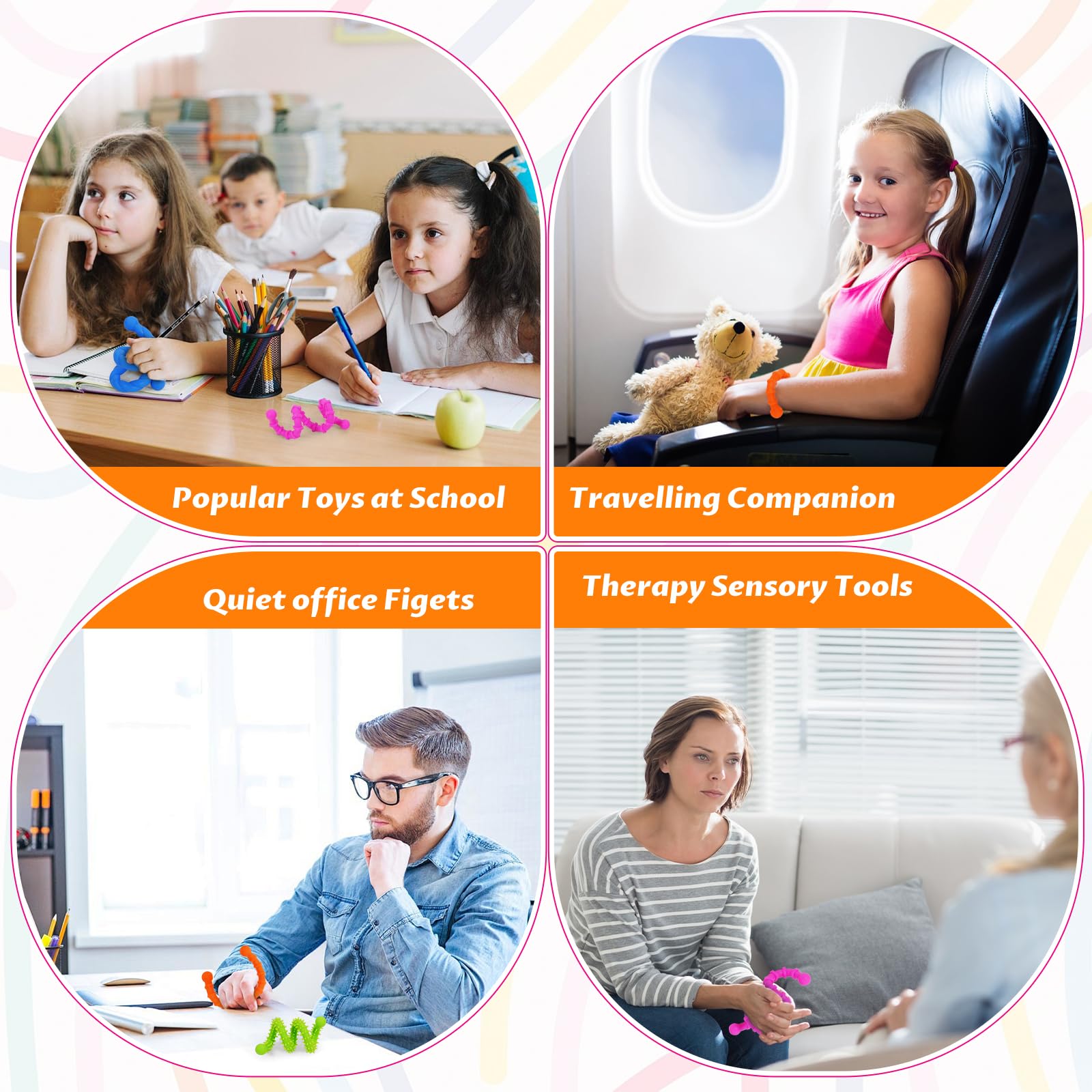 Soarly quiet fidget stick is travel-friendly for on-the-go calm moments.