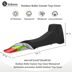 Sobana cover shows waterproof and UV-coated fabric shielding the ride