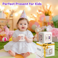 SOCBTNSO Busy Cube compact size is ideal for small hands.