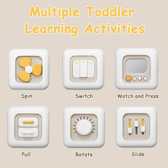SOCBTNSO Busy Cube travel-ready size makes on-the-go play simple.