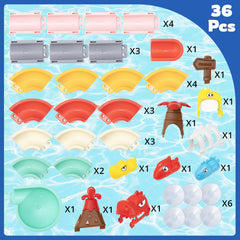 SOCBTNSO bath toy set suits three-and-up for playful learning in water.