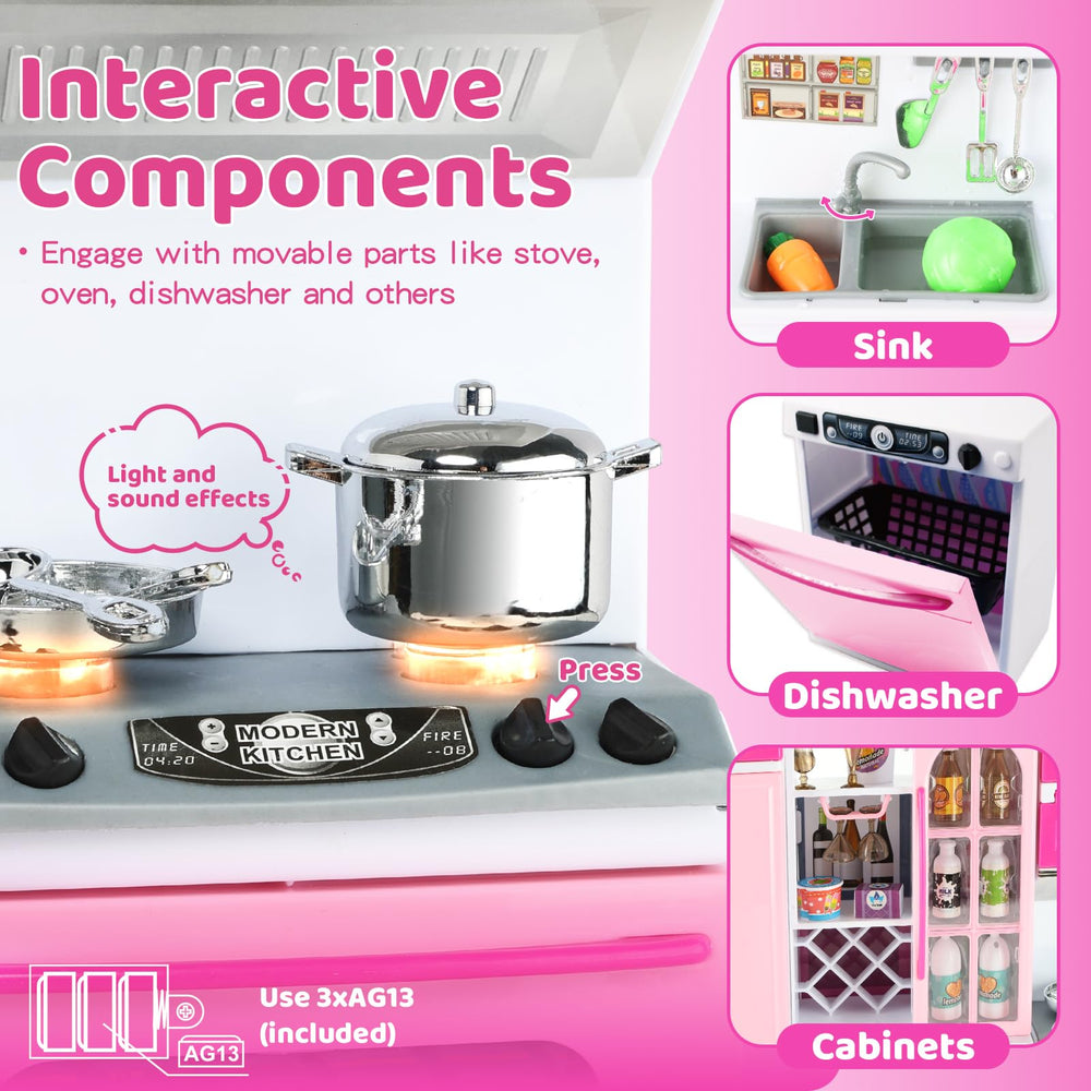 SOCBTNSO five-in-one parts set invites flexible kitchen scene builds.