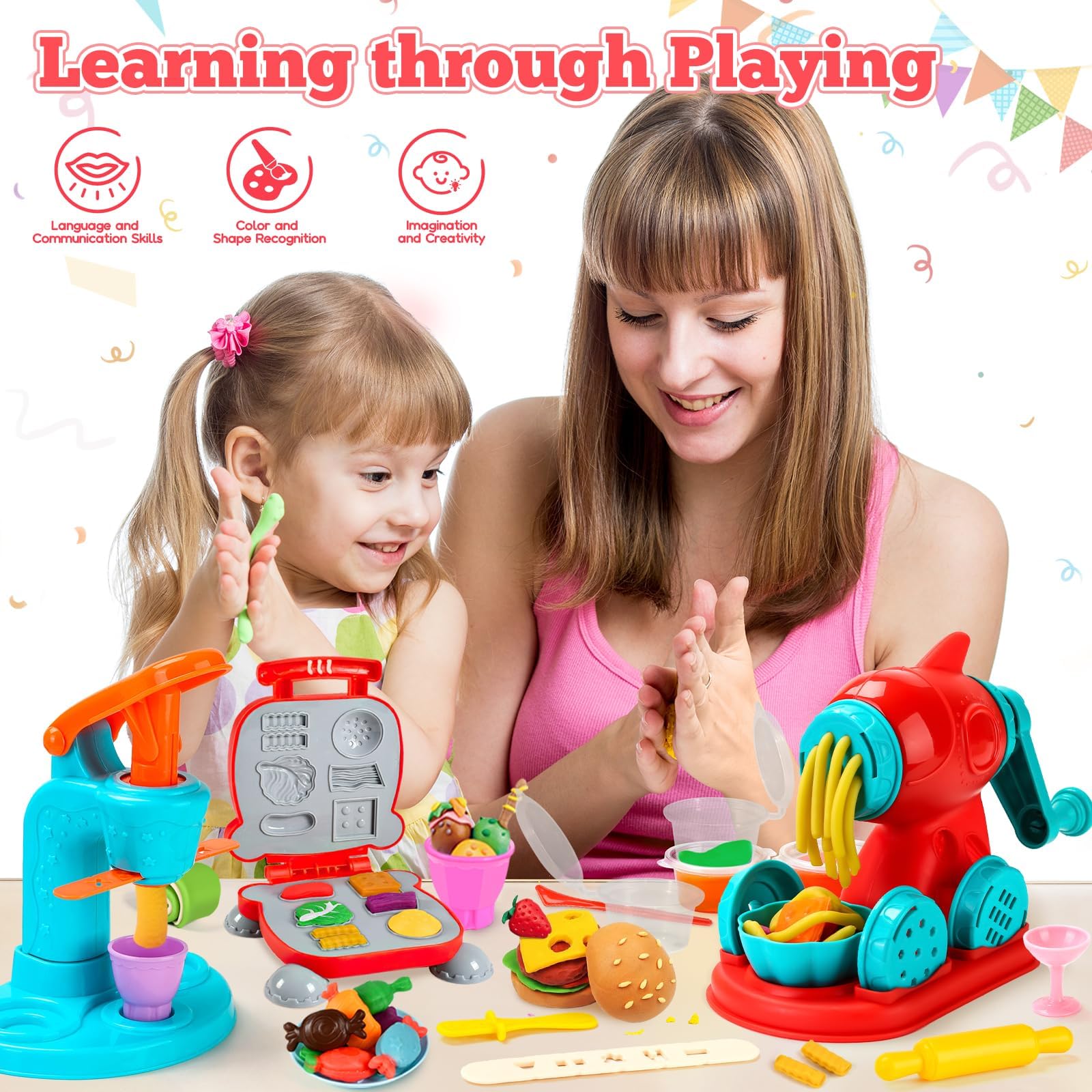 SOCBTNSO educational play supports practical skills through color and shape exploration.