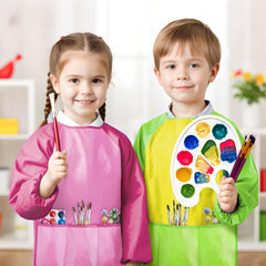 SOCOLER kid art smock ideal for crafts, cooking, and baking activities