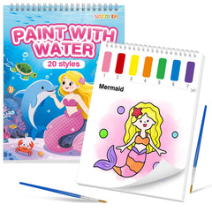 SOCOLER Sea World coloring book cover for imaginative, screen-free playtime