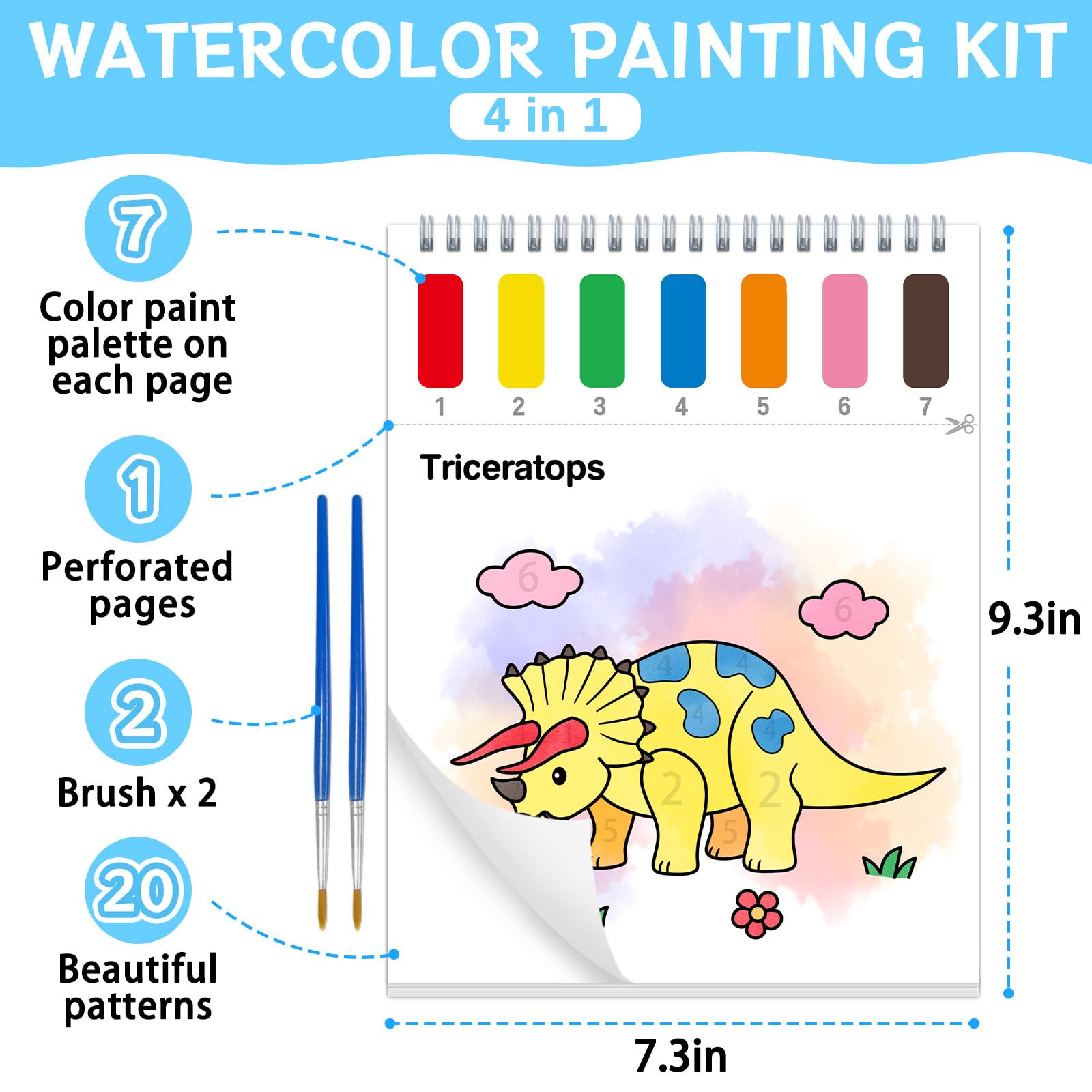 SOCOLER two-brush set ready for on-the-go art