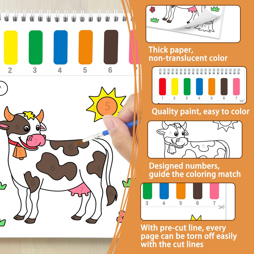 SOCOLER ultra thick paper prevents bleed-through for vibrant, mess-free painting