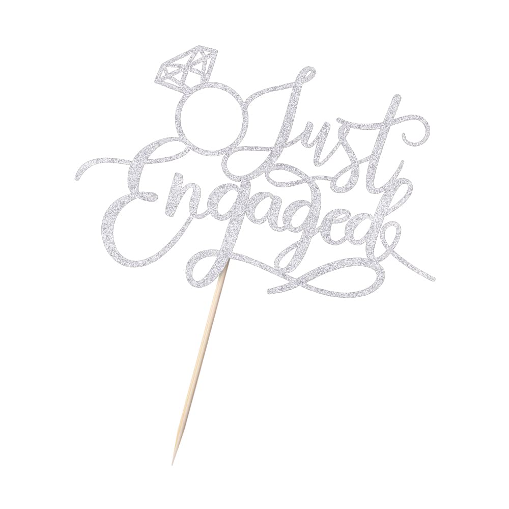 Sodasos We Are Engaged cake topper elevates cake styling for celebrations.