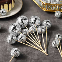 Soelomu silver happy birthday topper acrylic for durable glossy party decor.