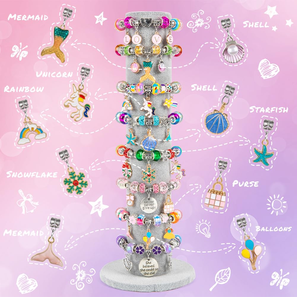 Sofier 125 charms and pendants for colorful DIY jewelry making.