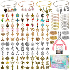 Sofier 542pcs bracelet kit box showing a complete DIY jewelry set for easy creativity