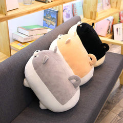 Sofipal Shiba Inu plush pillow vacuum-packed, expands easily to fluffy shape