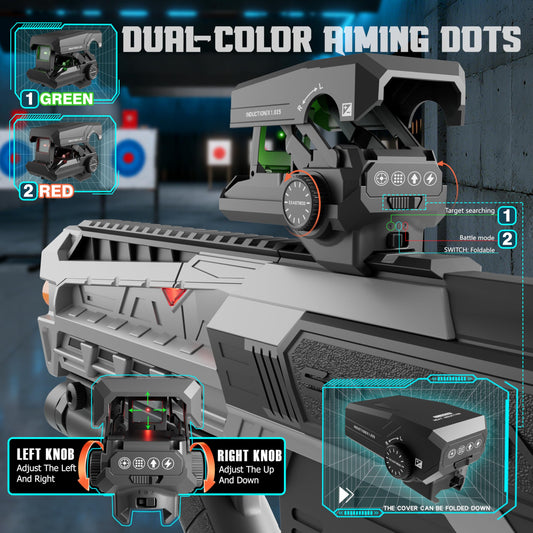SOFITEN electric toy gun in semi-auto and full-auto modes for dynamic battles.