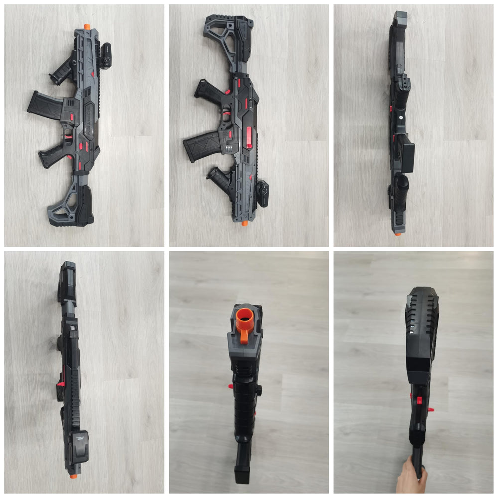 SOFITEN foam dart blaster compatible with target practice scenarios.