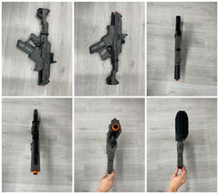 SOFITEN gel ball blaster dimensions describe comfortable grip and fit
