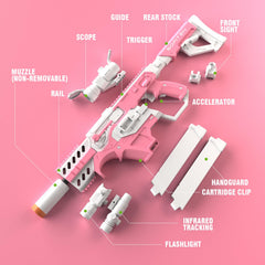 Sofiten Toy Guns Tactical Vest Kit with Darts and Flashlight for action-packed role play.