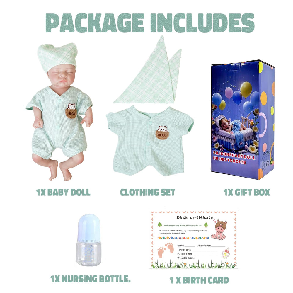 SOFTMARY included clothes and accessories help complete the nurturing play scene