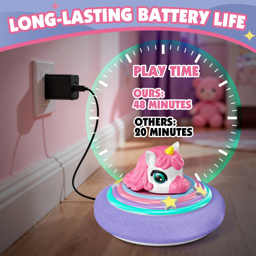 SOGAWEBB Unicorn Hover Ball charging port enables easy recharging