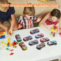 soi-meme pull back cars side view with vibrant finishes for kids