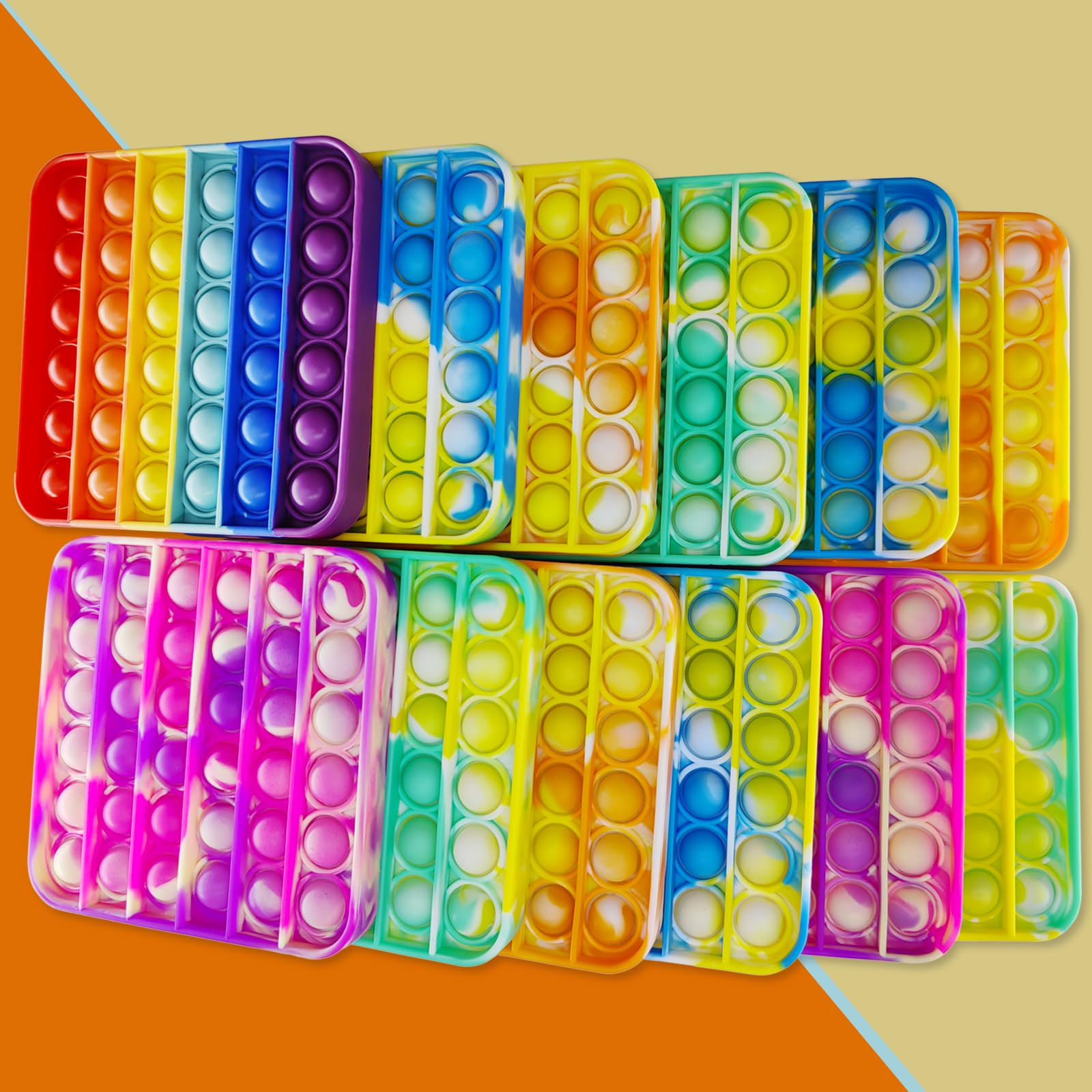 SOKRUXA soft silicone pop bubbles for calming tactile play