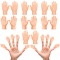 SOKRUXA pack of 30 tiny finger hands for fun puppet performances