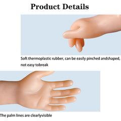 SOKRUXA tiny hands in finger puppet setup for playful shows and skits