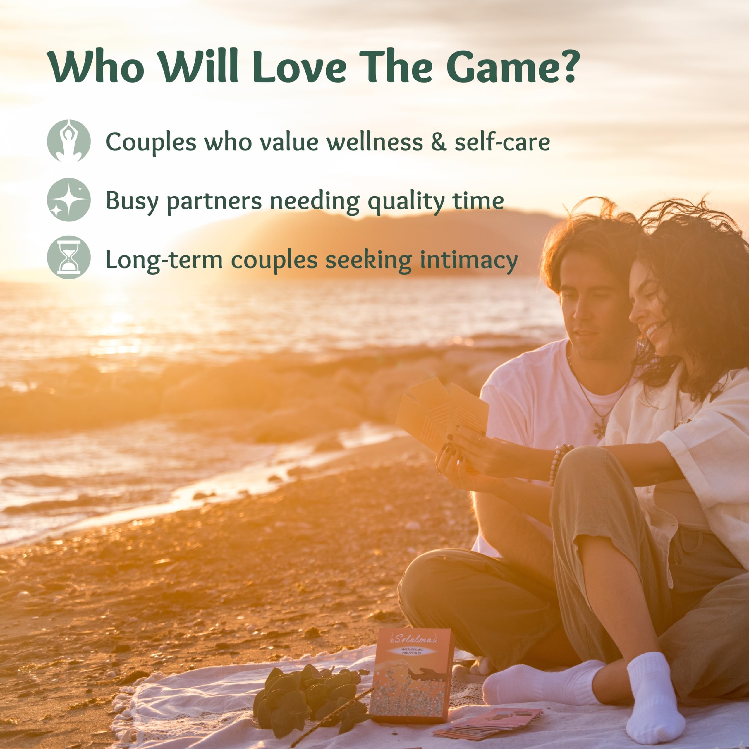 Solalma gift-ready packaging positions this kit as a thoughtful anniversary or honeymoon surprise