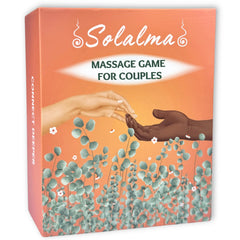 Solalma massage game cover invites couples to start a mindful, relaxing date night at home