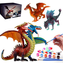 SOLDAY dragon painting kit box with paints for kids' screen-free creative play