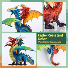 Gift-ready dragon painting kit for birthdays and parties