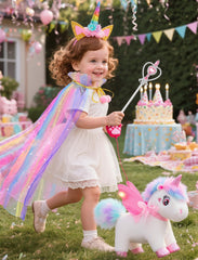 SOLIEHOO pink storage box keeps accessories organized after playtime.