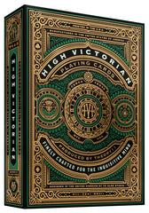 SOLOMAGIA High Victorian Playing Cards show a 3D back detail for striking visual impact.