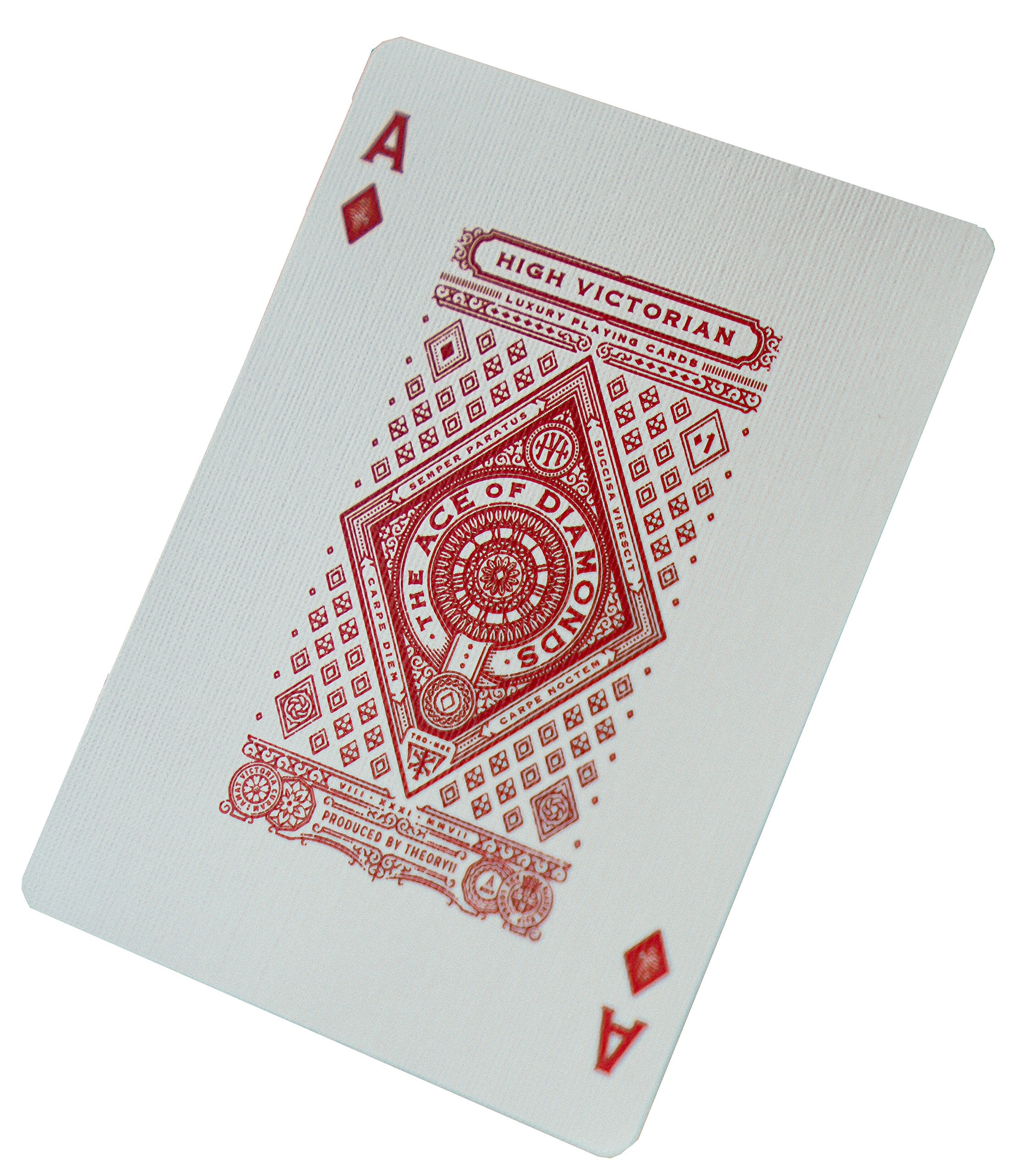 SOLOMAGIA High Victorian Playing Cards use FSC paper and plant-based inks for sustainability.