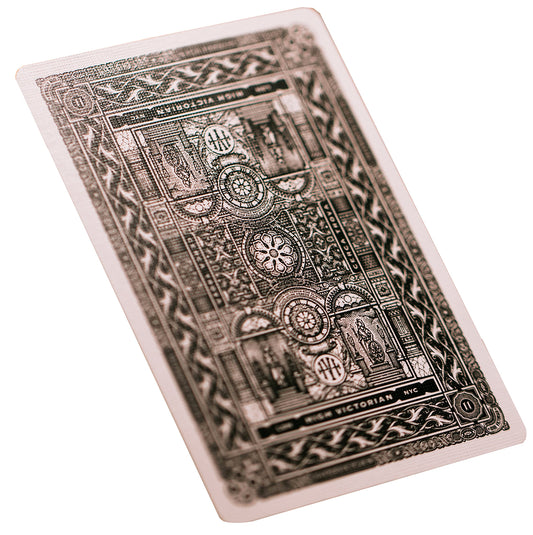SOLOMAGIA High Victorian Playing Cards feature gold and green foil for elegant table presence.