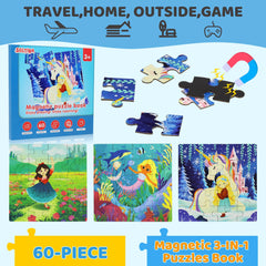 SOLTIRA magnetic puzzle pieces stay securely connected for travel and quiet time.