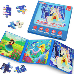 SOLTIRA puzzles unicorn mermaid princess themes for imaginative play and storytelling.